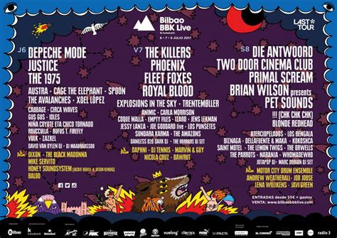 Bbk Live 2019 11 12 Y 13 De Julio ¡the Strokes Weezer Suede Thom