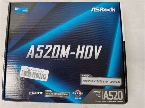 Asrock A520M-HDV Motherboard - Rio Grande Trade