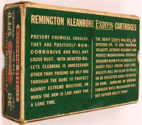 Item 30334 Ended 2024 05 31 23 11 01 Remington Kleanbore Express