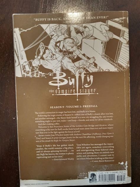 Buffy The Vampire Slayer Season 9 Volume 1 Freefall 9781595829221 Ebay