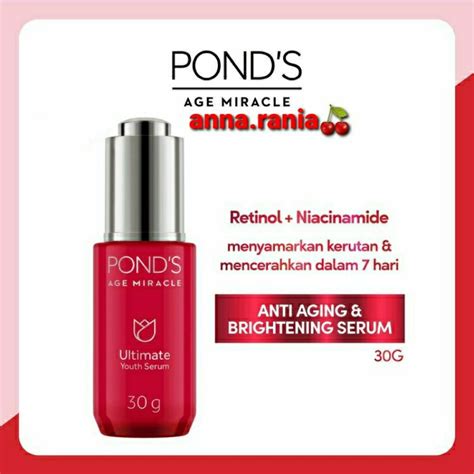 Jual Ponds Age Miracle Ultimate Youth Retinol Niacinamide Anti Aging