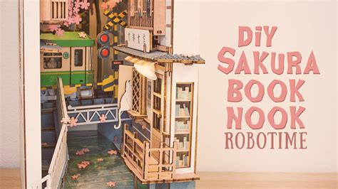 🌸 Sakura Densya 🌸 Book Nook Diorama Robotime Booknook Dollhouse Kit