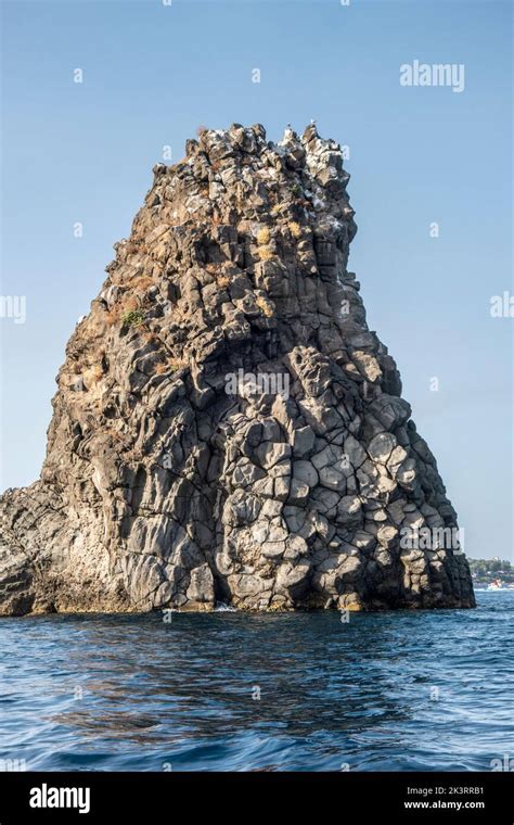 The Faraglioni Or Isole Dei Ciclopi Cyclopean Islands A Group Of