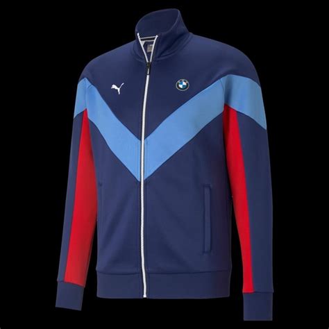 Veste BMW M Motorsport Puma Softshell Tracksuit Bleu Rouge Homme