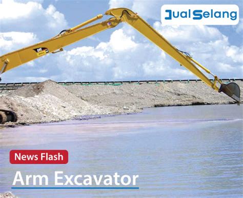 Iso Approved Excavator Long Reach Arm For Case Scope