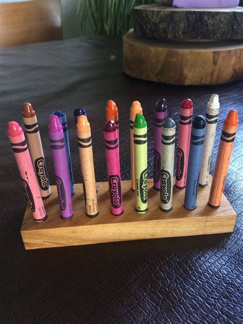 Wooden Crayon Holders 16 Holes Artofit