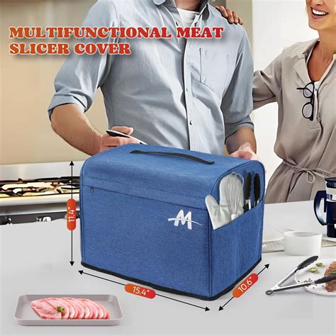 Moongiantgo Meat Slicer Electric With Removable Blades