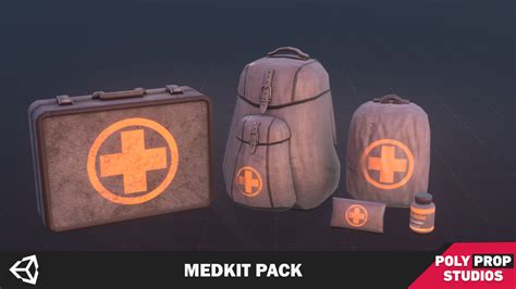 Artstation Medkit Pack Game Assets