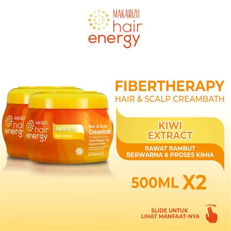 Jual Paket Isi Makarizo Hair Energy Fibertherapy Hair Scalp