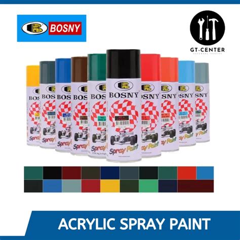 BOSNY Acrylic Spray Paint Solid Color Lazada PH