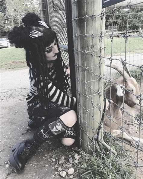 Pin By Alison Ehrick On Goths With Animals Goth Girls Goth Fashion