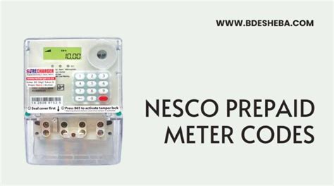 Prepaid Meter Codes Electricity Prepaid Meter All Codes To Know