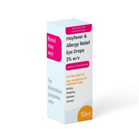 Hayfever Relief Allergy Eye Drops 2 W V 10ml PillSorted