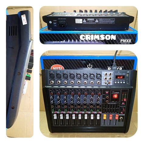 Jual Mixer Audio Channel Crimson Pmx Profesional Dsp Digital Effect