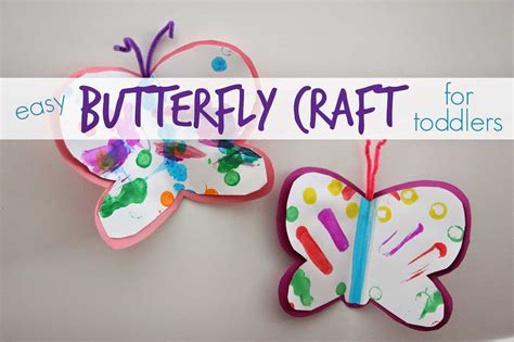 Easy Butterfly Craft for Toddlers - Toddler Approved