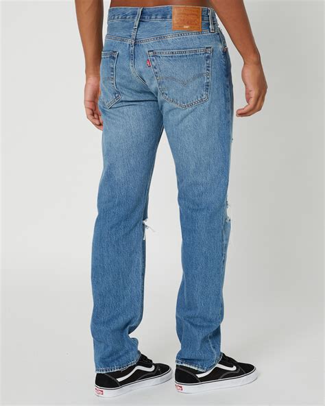 Levis 501 Original Mens Jean Medium Indigo Surfstitch