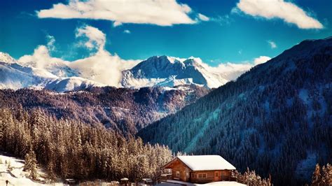 Smoky Mountains Cabin HD Wallpaper - WallpaperFX