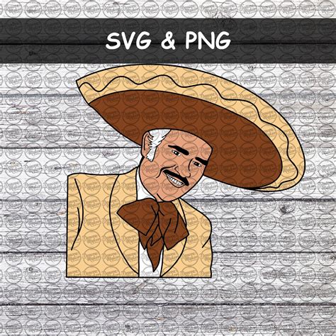 Vicente Fernandez Svg Etsy Canada