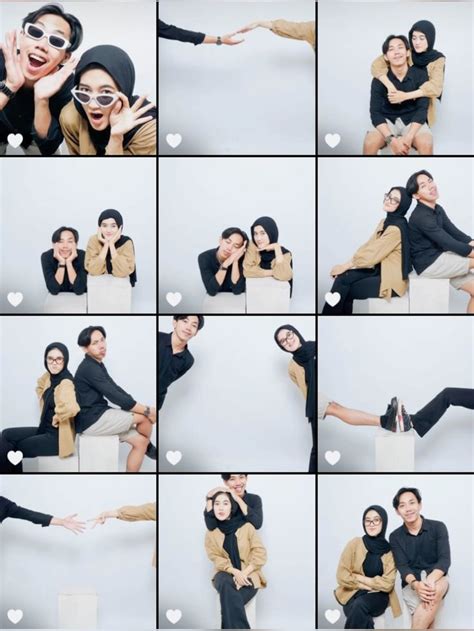 Foto Studio Gaya Foto Studio Pacar Couple Pose Self Photo Studio