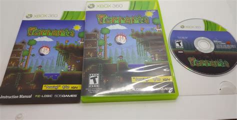 Terraria Microsoft Xbox Complete W Manual Cib