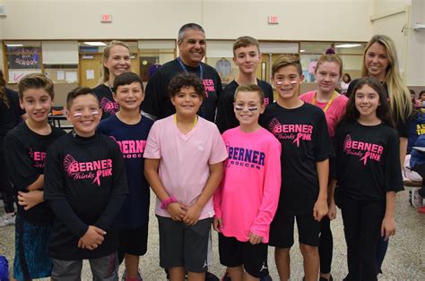 Berner Students Staff Don Pink For A Cause Team Up 4 Community