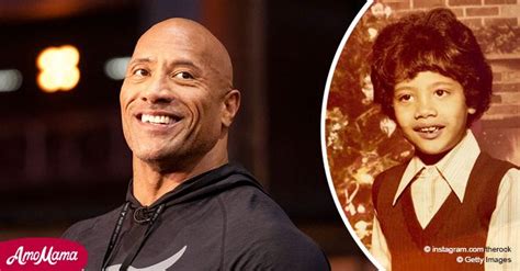 Dwayne Johnson Shares Childhood Photo And Says People Thought He Was A