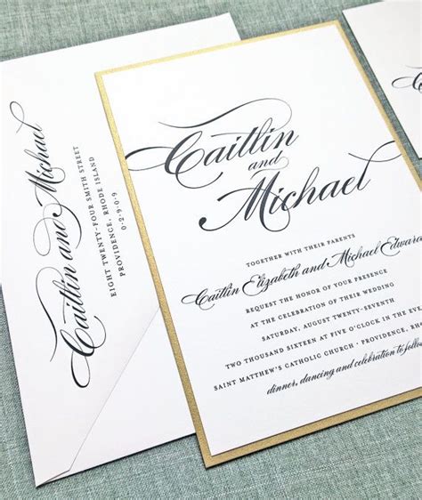 Traditional Wedding Invitations Samples Jenniemarieweddings