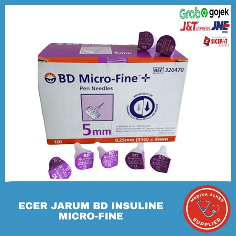 Jual Eceran Jarum Insulin Jarum BD Micro Fine Indonesia Shopee Indonesia