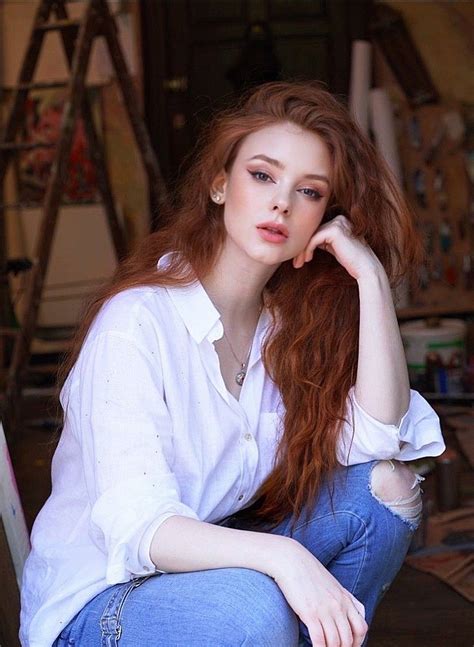 Aleksandra Girskaya Beautiful Redheads Ig A Girskaya Freckled