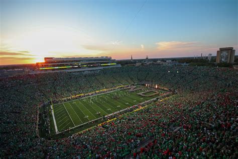 Where Notre Dame Stadium ranks in ESPN's stadium rankings