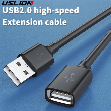 USLION USB Extension Cable USB 2 0 Extension Cable Male To Female Data