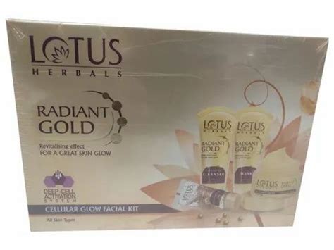 Skin Glow Cream Lotus Herbals Radiant Gold Facial Kit For Face At Rs 875 Box In New Delhi