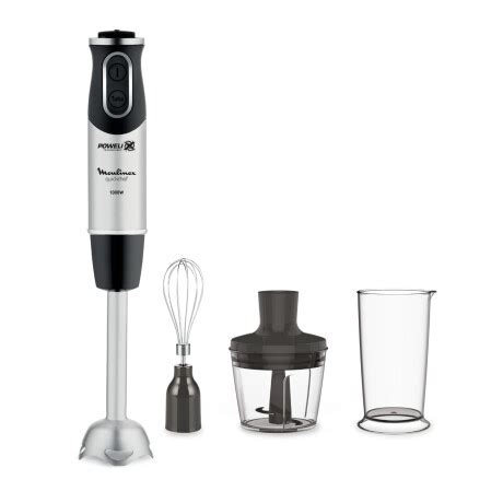 Mixer Quickchef 1000W Hand Blender Moulinex NEGRO Universo Binario