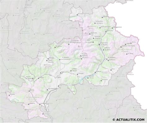 Carte Des Hautes Alpes Hautes Alpes Carte Du D Partement