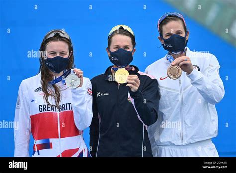 Tokyo Japan 27th July 2021 From Left Georgia Taylor Brown Gbr 2nd