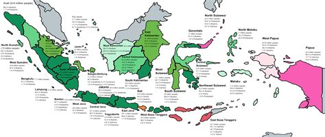 Indonesia's religious diversity map, based on 2010 national census : r/indonesia