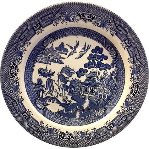 Churchill England Blue Willow Dinner Plate Blue Willow China Blue