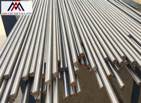 Silver Titanium Grade 2 Round Bar Single Piece Length 6 Meter At Rs