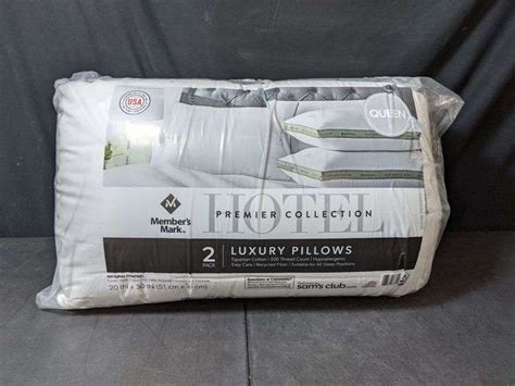 Member S Mark Hotel Premier Collection Luxury Pillow Pack Pack