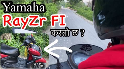 Yamaha RayZr 125 Cc FI 2080 Yamaha Scooter Rayzr Fi 125 Cc Review