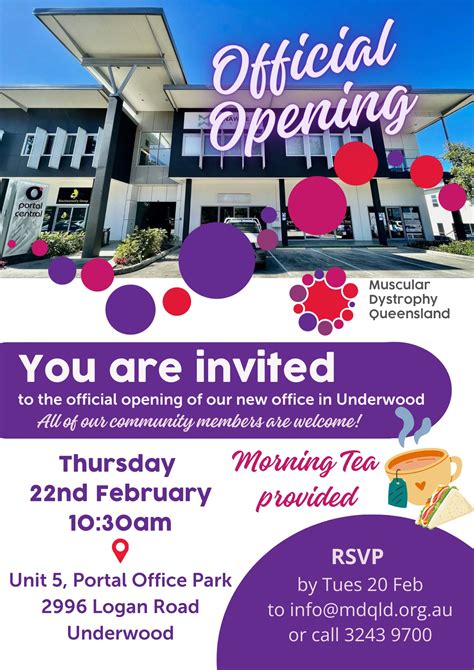 Official Underwood Opening - Muscular Dystrophy Queensland