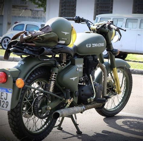 Military Green Royal Enfield Bullet Cc By Rajputana Custom