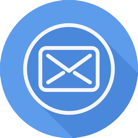 Email Cursor Creative Flat Circular Icon