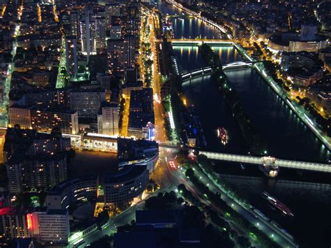 Night view from Eiffel Tower Free Photo Download | FreeImages