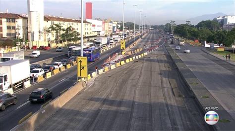 Nova Frente De Obras Causa Lentid O No Tr Nsito Da Av Brasil Rio De