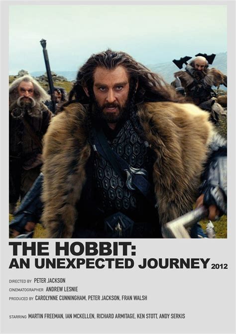 The Hobbit An Unexpected Journey Minimalist Poster Film