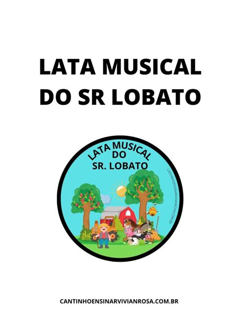 Lata Dos Sons Dos Animais Lata Musical Do Sr Lobato Cantinho Ensinar