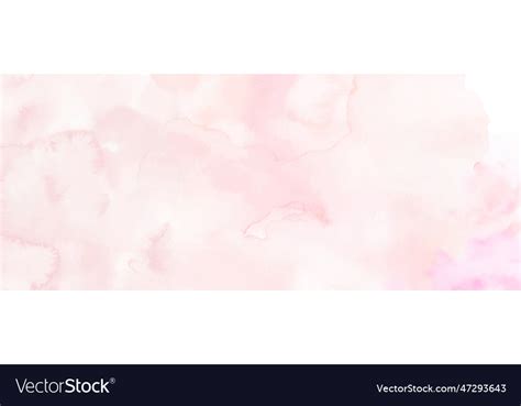 Abstract Light Pink Watercolor For The Background Vector Image