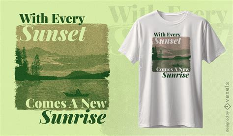 Sunset And Sunrise Quote T Shirt Design Vector Download