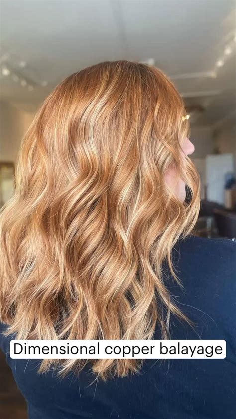 Dimensional Copper Balayage In 2022 Strawberry Blonde Hair Copper